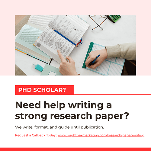 Research paper writing support